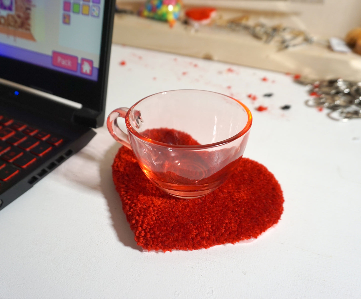 Heart Mug Rugs