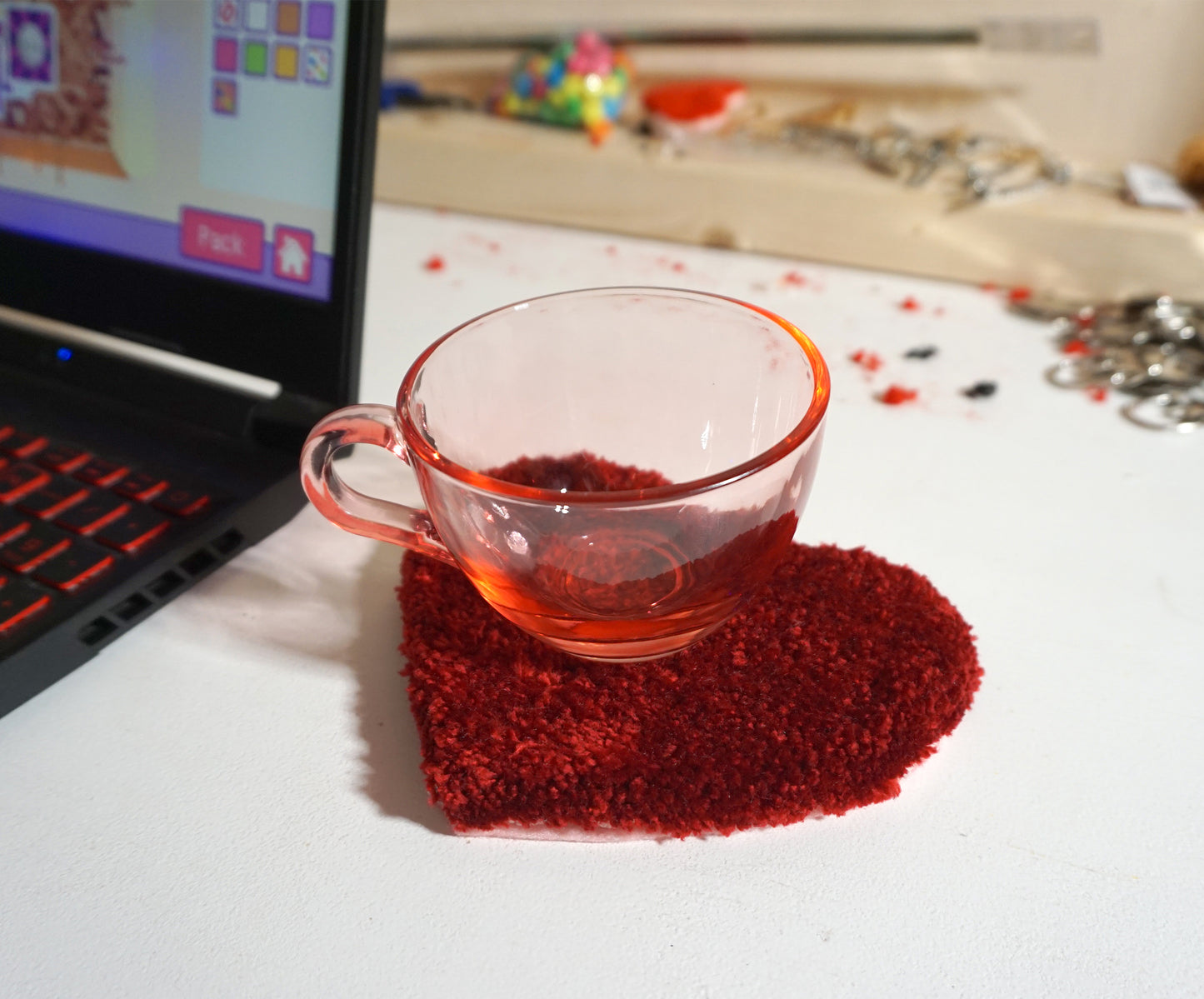 Heart Mug Rugs